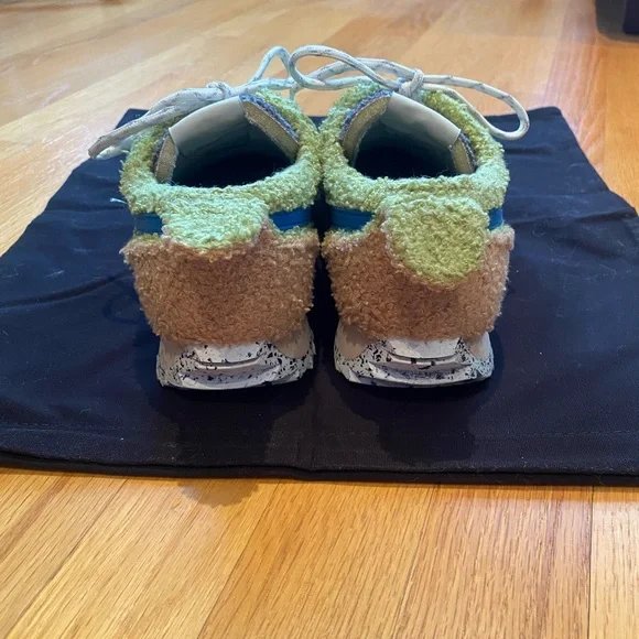 Rag & Bone Green Boucle Sneakers - Picture 4 of 9